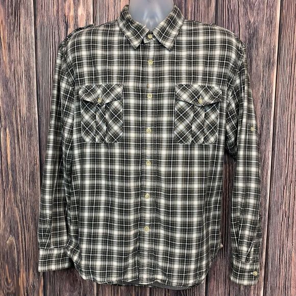 Pendleton Deck Shirt Men Multicolor Outdoor Plaid Check Long Sleeve Button Sz XL - Picture 3 of 12
